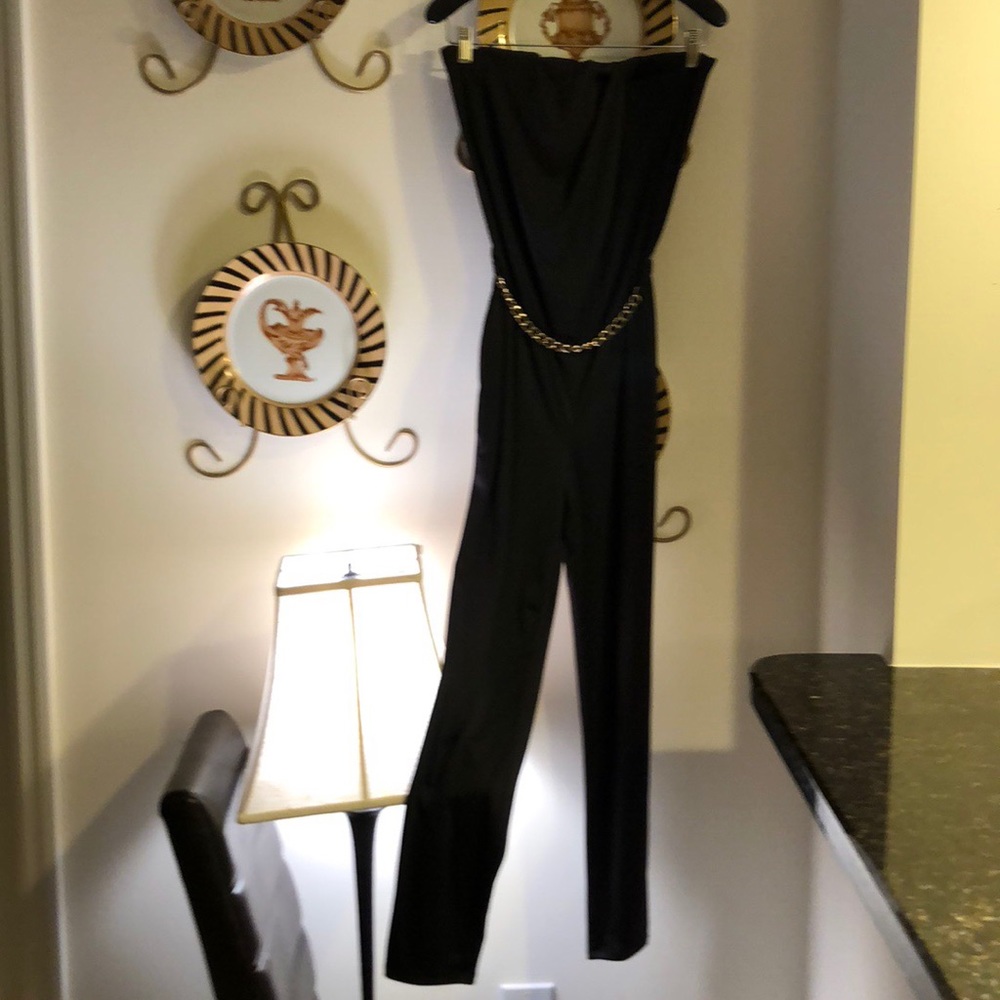 Shoulder less jumpsuit